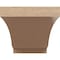 Ekena Millwork 5"W x 10"D x 5"H Wide Moab Rough Cedar Woodgrain TimberThane Corbel, Primed Tan CORUR05X10X05MOARCPR - alternate 3